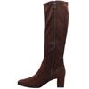 CAPRICE 25547 KNEE HIGH BOOT - BROWN SUEDE
